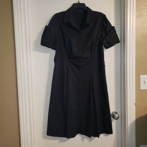 Elie Tahari Black shirt dress